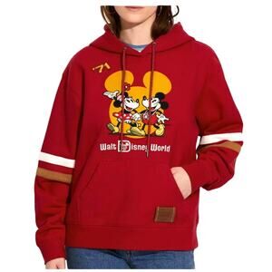 Disney x Coach Mickey Minnie Hoodie XS Red Walt Disney